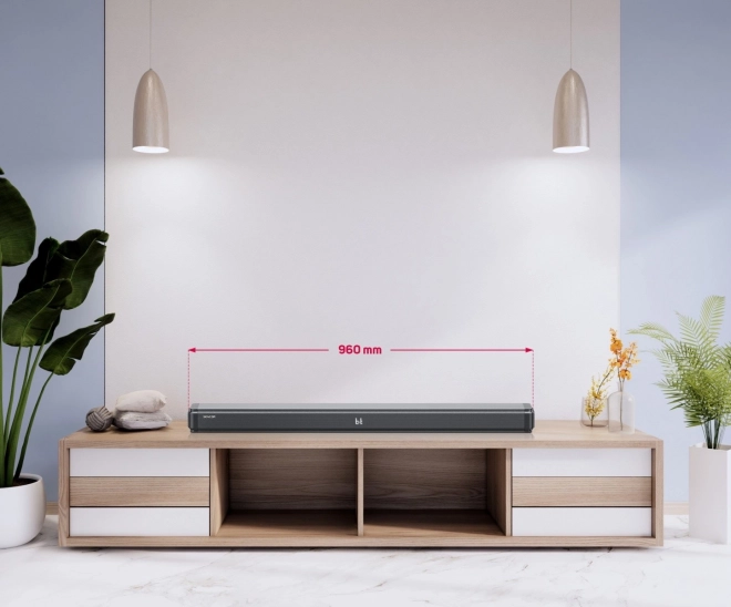 Soundbar med indbyggede subwoofere 2.1 200W
