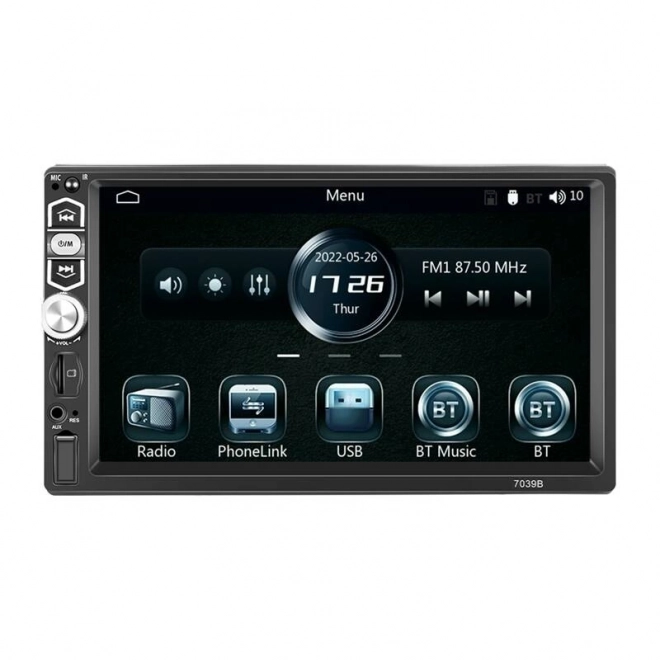 Bilsmonitor 7,0" Podofo Carplay og Android Auto
