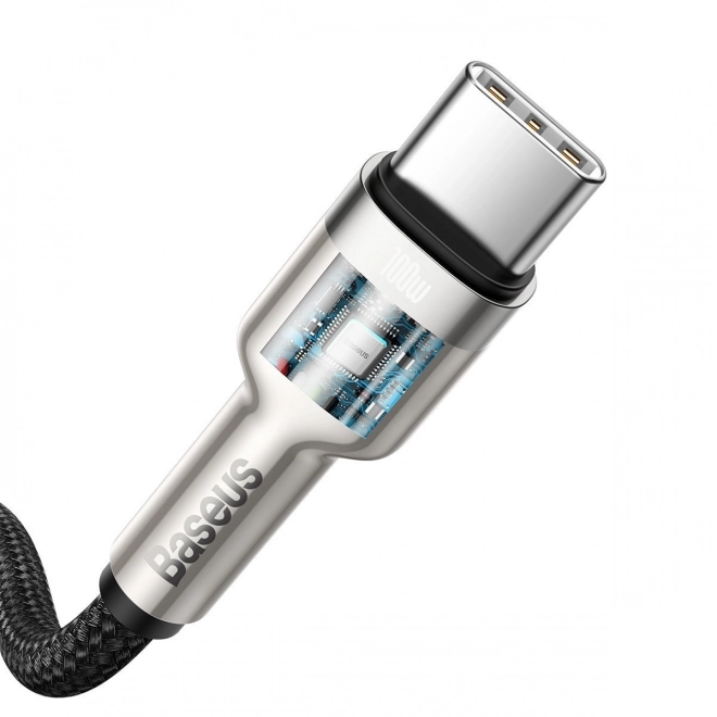 USB-C til USB-C kabel Baseus Cafule 100W, 2m sort