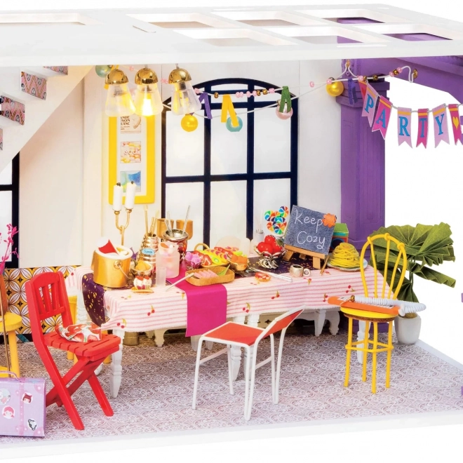 Miniaturedukkehus Party Spisestue fra Rolife