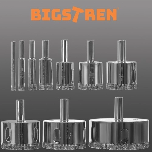 Diamant skærebor sæt 10 stk - Bigstren 21641