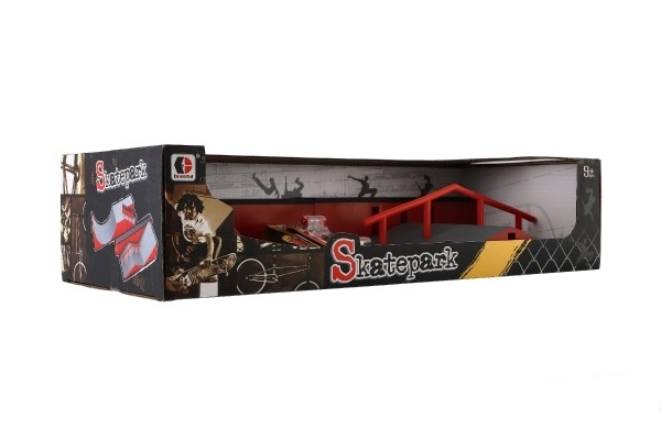 Skatepark med fingerboard