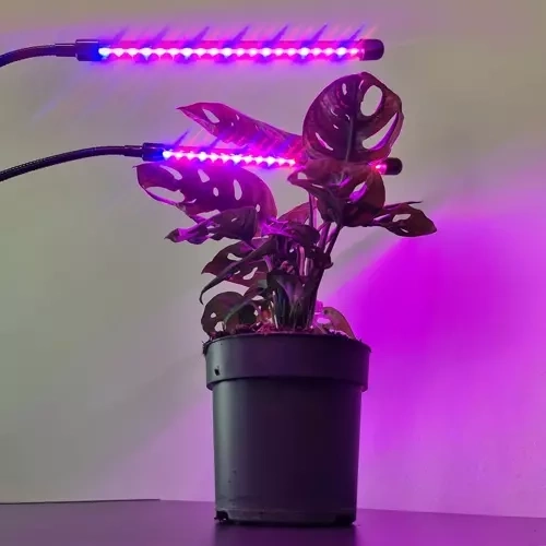 Lampe 20 LED 2 stk til plantevækst