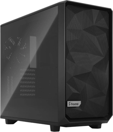 Fractal Design Meshify 2 med hærdet glas, sort
