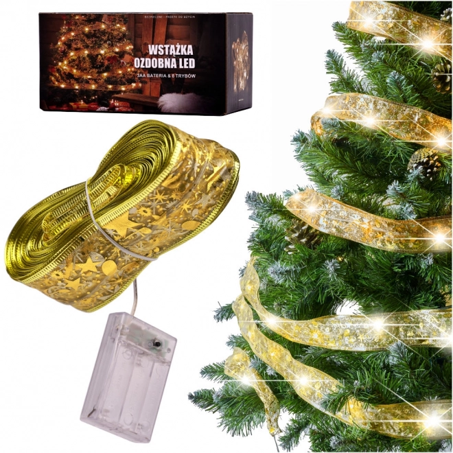 Lysende LED-bånd til juletræ
