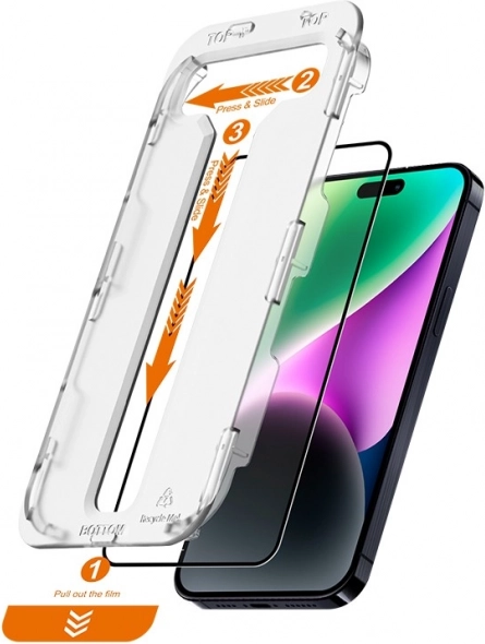 Hærdet glas EasyShield 2‑Pak til iPhone