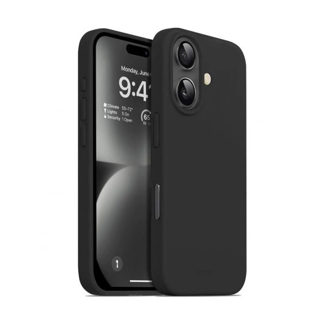 Beskyttende cover iPhone 16 sort