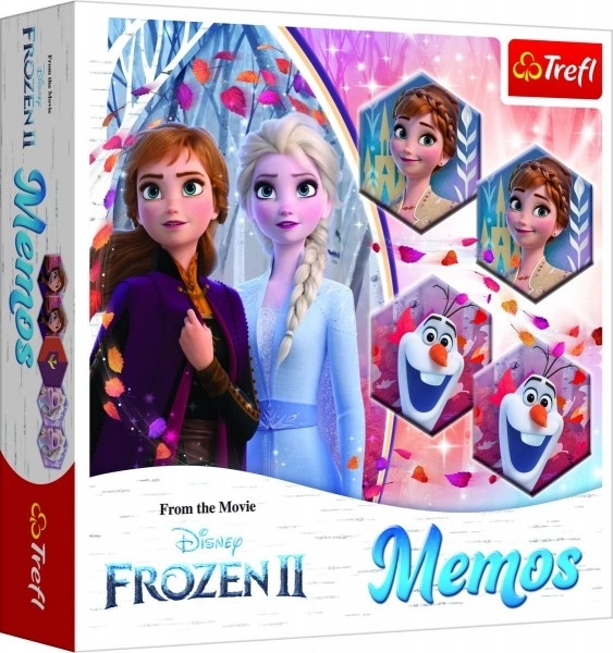 Pexeso papirspil Frozen II selskabsspil 36 stykker i kassen 20x20x5cm