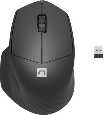 Trådløs mus Natec Siskin 2 med Bluetooth 5.0 og 2,4 GHz sort