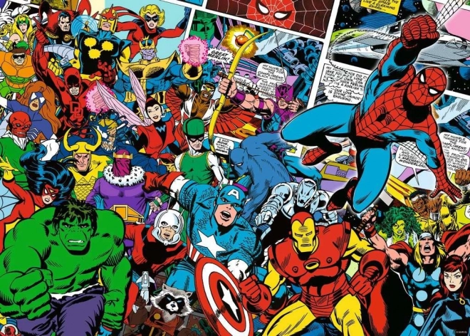 Puslespil 1000 dele Udfordring Marvel