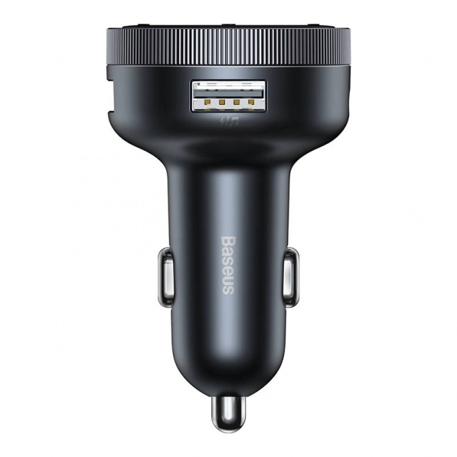 Baseus Enjoy Trådløs Oplader MP3 til Bilen, Bluetooth 5.0, microSD, AUX (Sort)