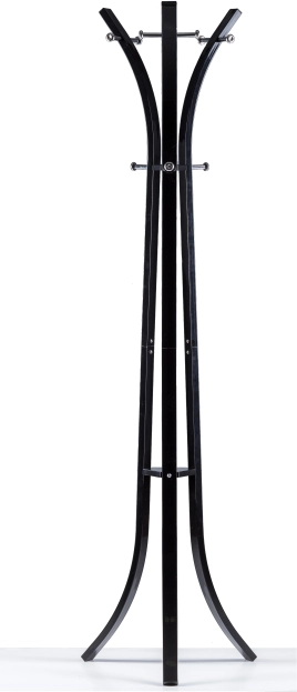 Fritstående tøjstativ ModernHome – sort metal