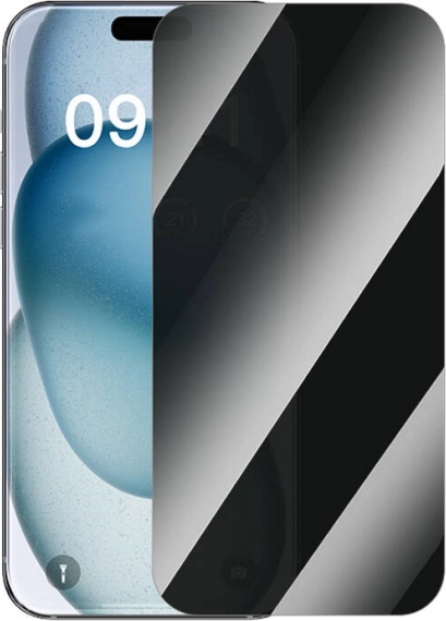 Baseus Superior privat hærdet glas til iPhone 15 Plus (2 stk)