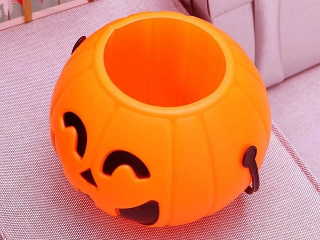 Græskarkurv til Halloween-slik