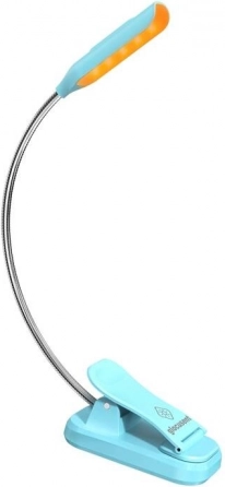 Trådløs klipelampe Glocusent mini USB‑C blå