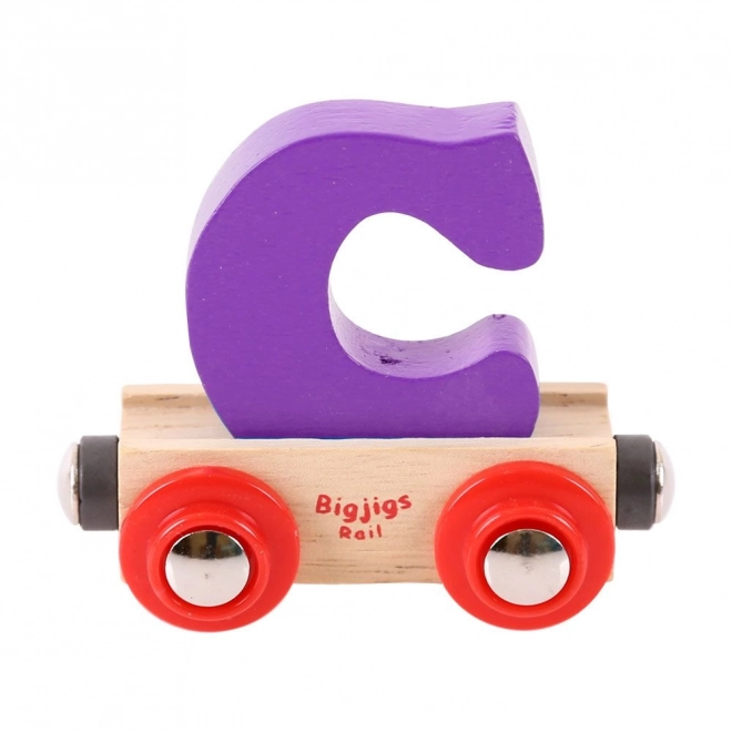 Bigjigs Rail Vogn Trætogsæt - Bogstav C