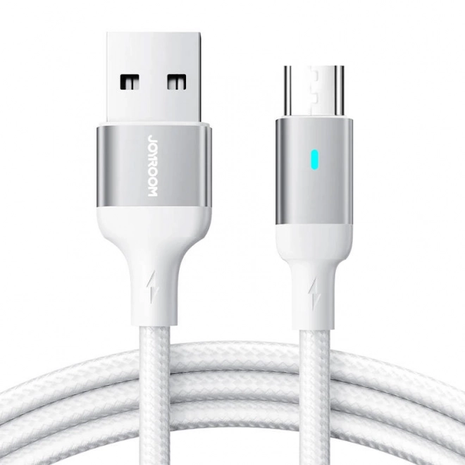 Kabel til Micro USB-A / 2,4A / 1,2 m Joyroom S-UM018A10 (hvid)