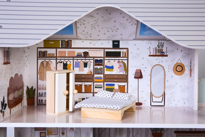 Dukkehus med møbler Residence Emma ECOTOYS