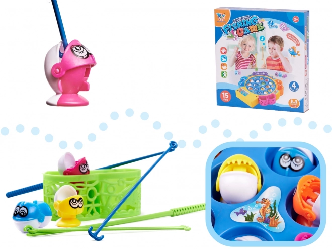 Familie fiskespil - fang en fisk