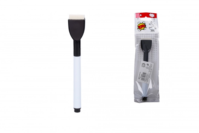Whiteboardmarker med mini visker - sort