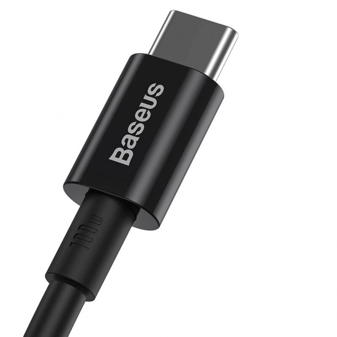 Kabel Baseus Superior Series USB-C til USB-C, 100W, 2m (sort)