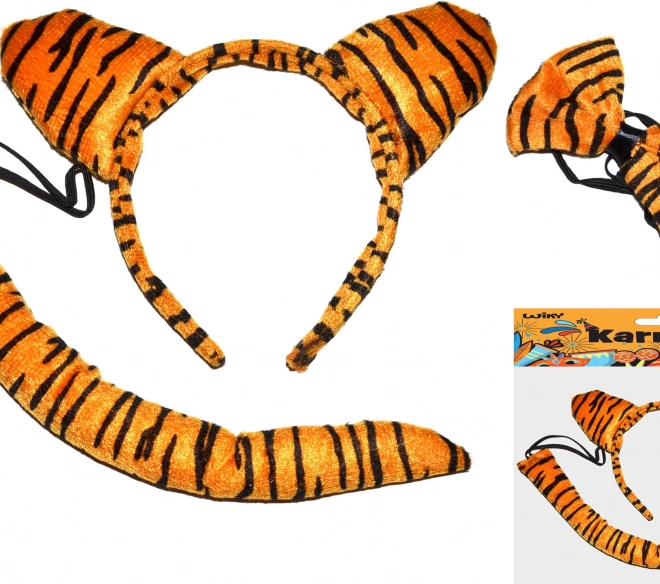 karnevalssæt tiger til børn
