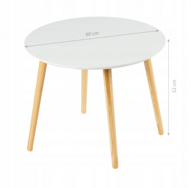 Moderne skandinavisk sofabord, 60 cm