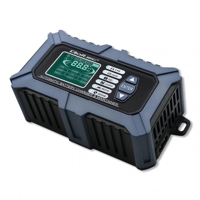 Intelligent mikroprocessor oplader med batteritester og reparationsfunktion 12V | 6A | LCD | AGM LiFePO4 GEL batterioplader
