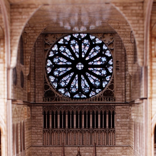 3D puslespil Katedralen Notre-Dame fra CubicFun