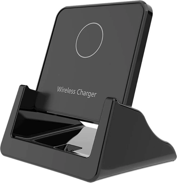 Trådløs Qi-hurtigoplader 15 W med stander