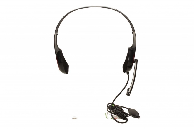 sort hovedtelefoner med mikrofon