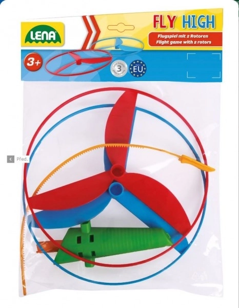 Skydende propeller 20 cm + starter plast i pose 3+