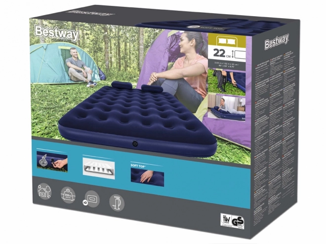 Oppustelig madras Bestway Queen 203x152 cm