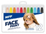 Ansigtsfarver sæt 12 farver