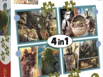 Puslespil 4-i-1 STAR WARS: THE MANDALORIAN