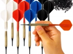 Sæt med dartpile til elektroniske mål 12 stk med ekstra spidser TRIZAND