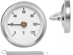 Bimetaltermometer til rør