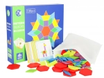 Træmosaik Montessori byggelegetøj 155 stykker
