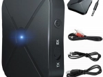 Bluetooth-lydmodtager og -sender 2-i-1