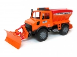 Bruder Mercedes-Benz Unimog saltspreder med sneplov