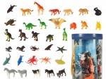 Sæt med dyrefigurer – hav-, vilde, landbrugsdyr og dinosaurer, 48 stk.