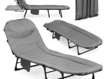 Sammenklappelig campingliggestol 200 × 65 cm MULTIGARDEN med justerbart ryglæn