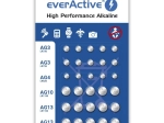 Sæt med alkaliske batterier everActive 30 stk mini