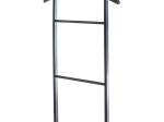 Tjenerstativ i mørkt træ 49 × 99 cm