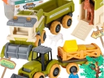 Børnefarm med traktor, mejetærsker og skruemaskine