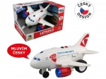 CSA-fly med kaptajn- og stewardessemeddelelser på friktionsmotor 20 cm