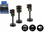 Plastisk interaktivt trafiklys på batteri 12 cm