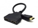 Dobbeltport passiv HDMI-splitter
