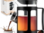 Glas-french press RUHHY 1 l til kaffe og te