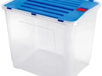 Heidrun opbevaringsboks Dragon 100 l, transparent med låg (mix af farver)